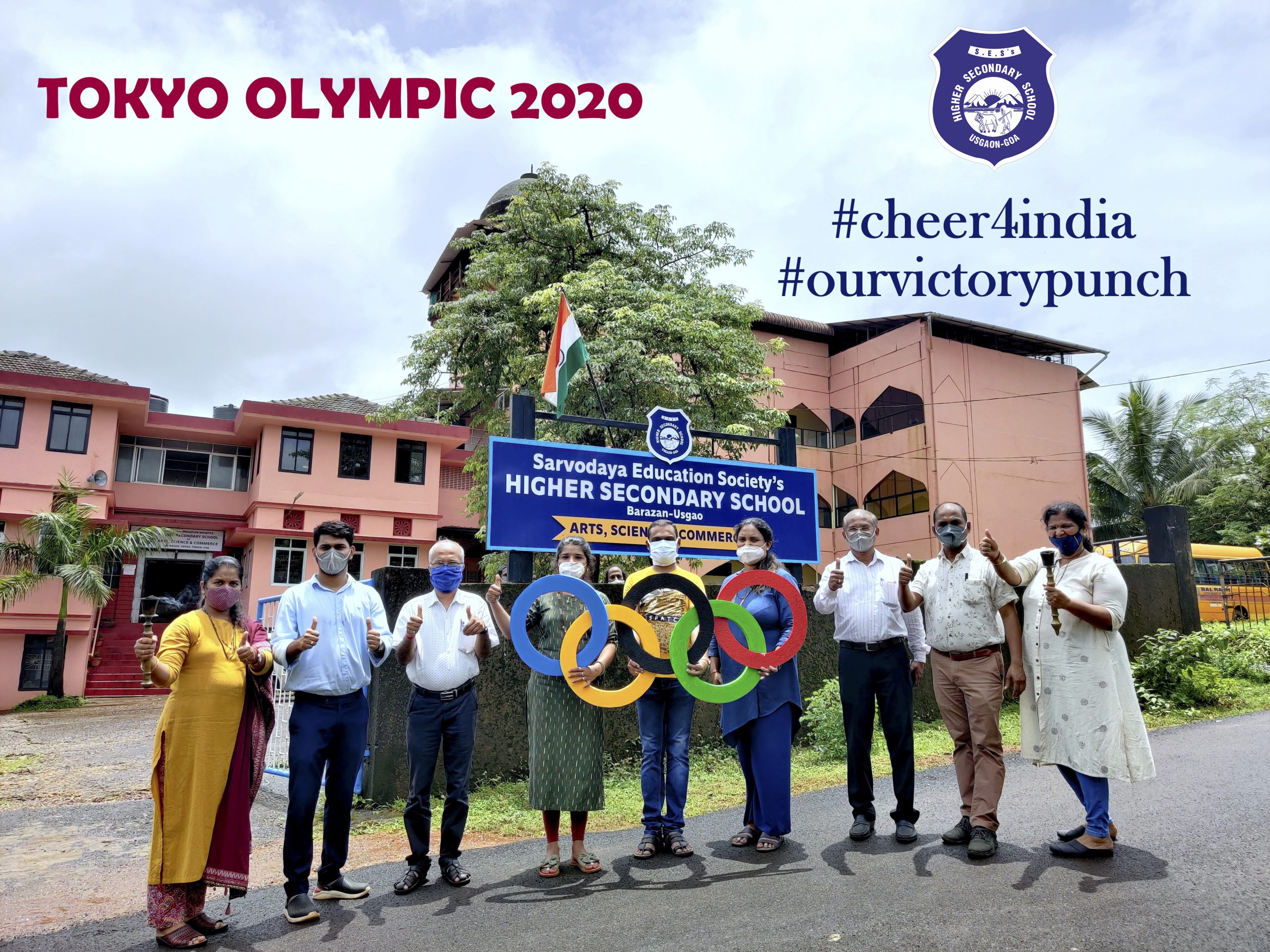 Sarvodaya Education Society's CHEERS TO OLYMPIC
