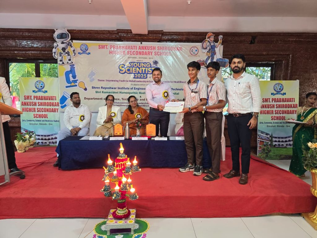 Secured 2nd Place -Reel Making ,Young Scientists,2026